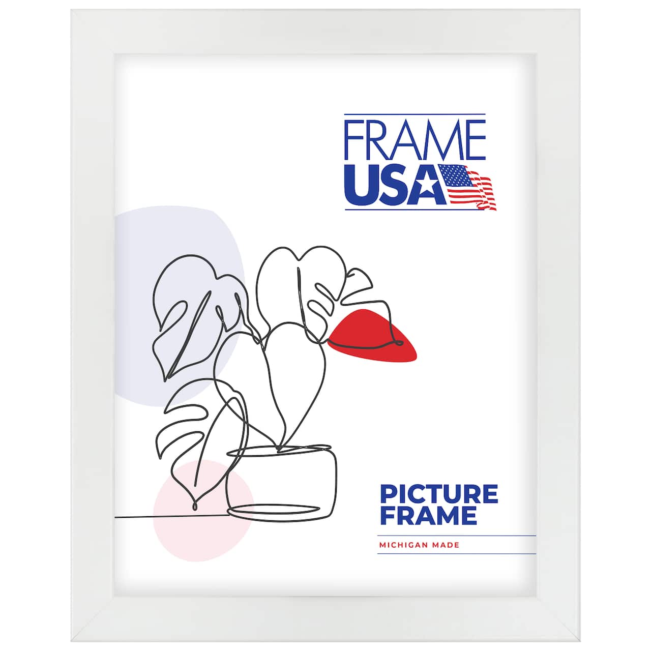 Frame USA TRUE Depth White Single Image Picture Frame